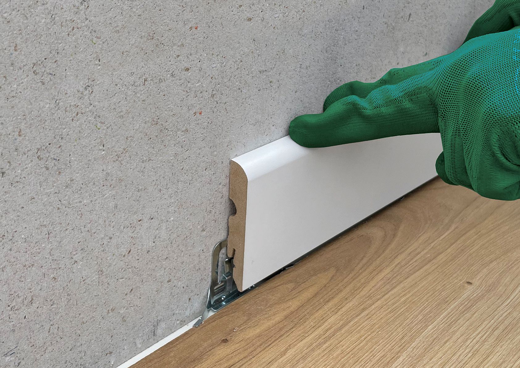 Zierleiste Als Abschluss Zwischen Fussboden Und Wand Presse